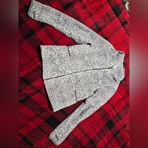 #929- girls so cozy hooded zipup large(10/12)